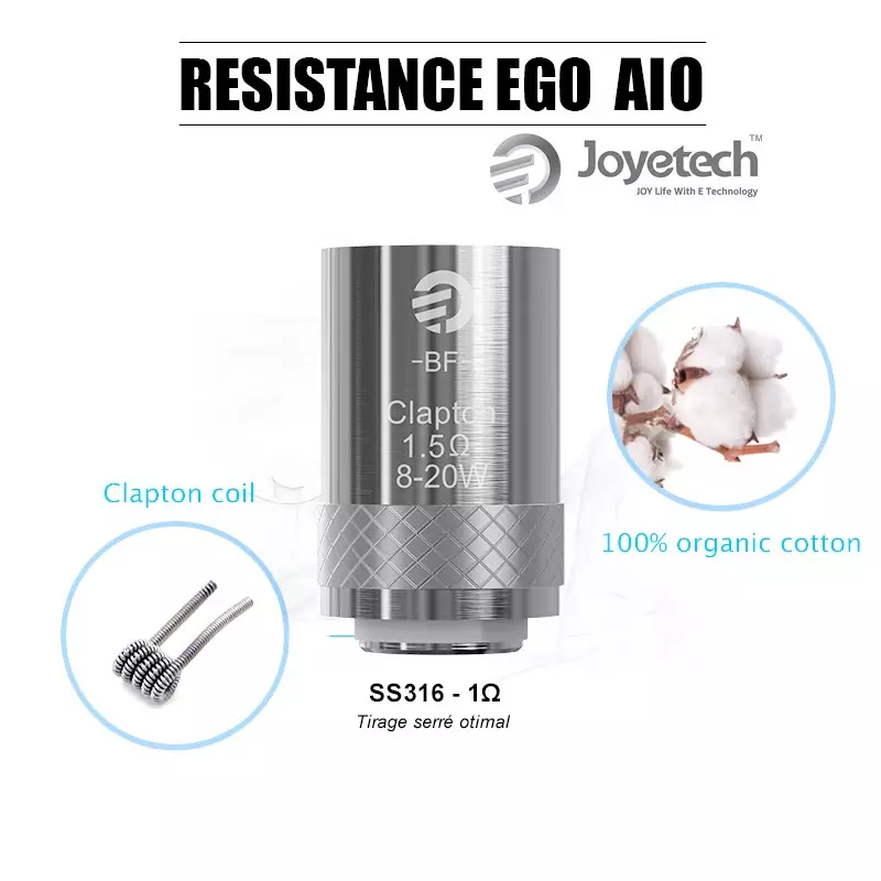 pack de 5 resistances ego aio joyetech (1)