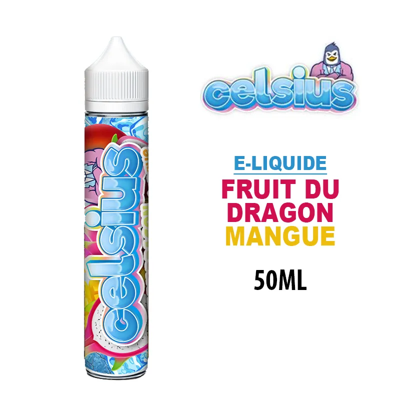 Eliquide origin vape 10ml celsius fruit du dragon mangue celsius 50 ml