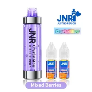 puff jnr rechargeable crystal glow 33k mixed berries