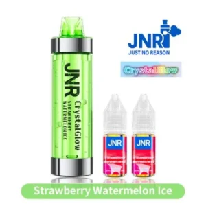 puff jnr rechargeable crystal glow 33k strawberry watermelon ice