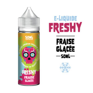E-liquide fraise glacé 50ml Freshy pas cher