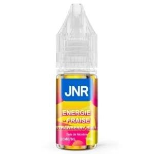 E-liquide JNR 10 ml – Strawberry Bull (Fraise Boisson Énergisante)