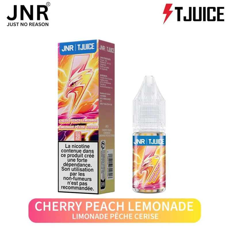 E-liquide JNR x TJuice 10 ml – Cherry Peach Lemonade (Limonade Pêche Cerise) eliquide-pas-cher.fr E-liquide JNR x TJuice 10 ml – Cherry Peach Lemonade (Limonade Pêche Cerise)