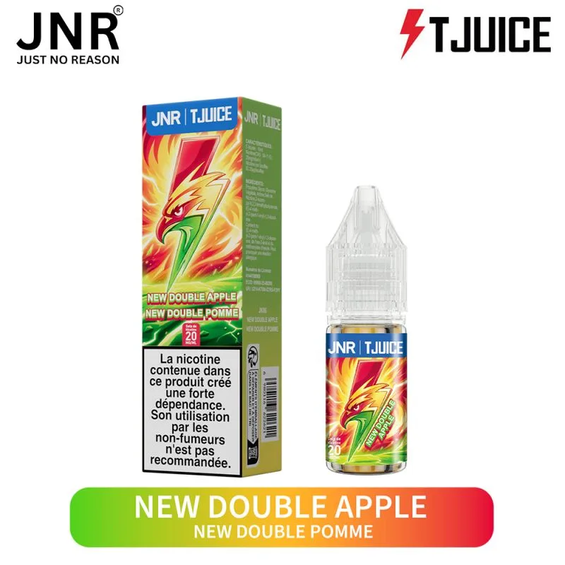 E-liquide JNR x TJuice 10 ml – New Double Apple (Double Pomme) eliquide-pas-cher.fr E-liquide JNR x TJuice 10 ml – New Double Apple (Double Pomme)