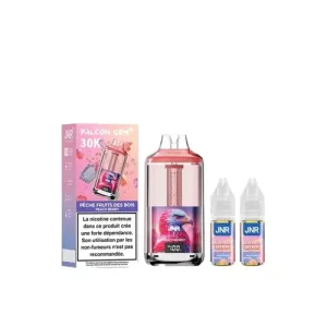 Puff JNR Falcon Gem 30K – Peach Berry (Pêche Fruits des Bois)