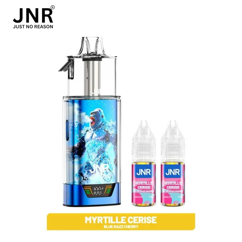 Puff JNR Gorilla-X 43K – Blue Razz Cherry (Framboise Bleue Cerise) eliquide-pas-cher.fr Puff JNR Gorilla-X 43K – Blue Razz Cherry (Framboise Bleue Cerise) – sans nicotine