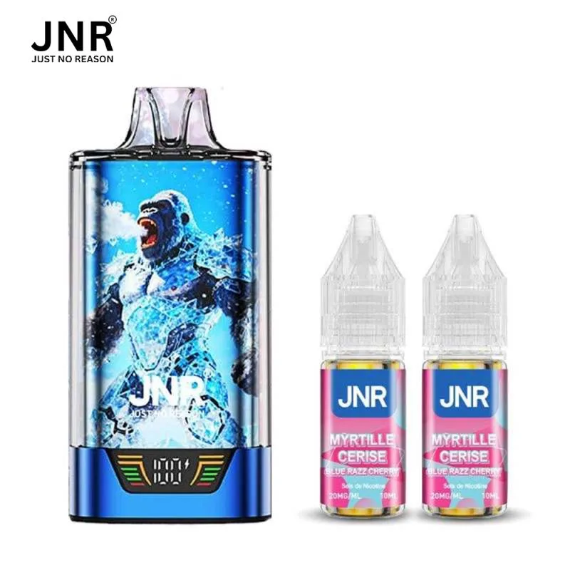 Puff JNR Gorilla-X 43K – Blue Razz Cherry (Framboise Bleue Cerise) eliquide-pas-cher.fr Puff JNR Gorilla-X 43K – Blue Razz Cherry (Framboise Bleue Cerise) – 20 mg/ml