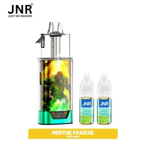 Puff JNR Gorilla-X 43K – Fresh Mint (Menthe Fraîche) – sans nicotine