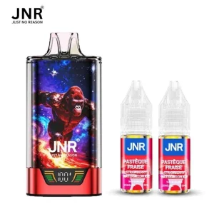 Puff JNR Gorilla-X 43K – Strawberry Watermelon Ice (Fraise Pastèque Glacée) – 20 mg/ml