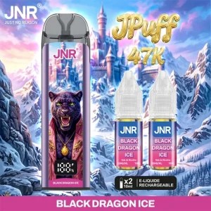 Puff JNR JPuff 47K – Black Dragon Ice (Dragon Noir Glacé)