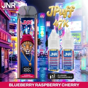 Puff JNR JPuff 47K – Blueberry Raspberry Cherry (Myrtille Framboise Cerise)