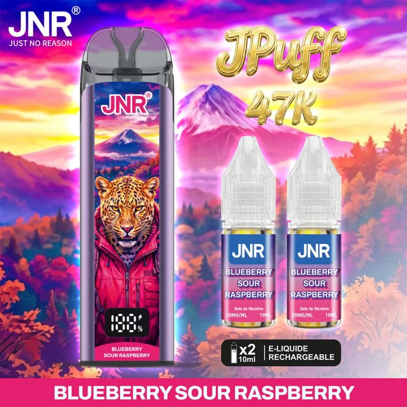 Puff JNR JPuff 47K – Blueberry Sour Raspberry (Myrtille Framboise Acidulée) eliquide-pas-cher.fr Puff JNR JPuff 47K – Blueberry Sour Raspberry (Myrtille Framboise Acidulée)