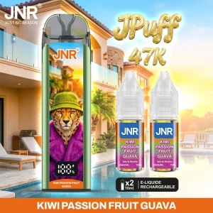 Puff JNR JPuff 47K – Kiwi Passion Fruit Guava (Kiwi Fruit de la Passion Goyave)