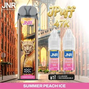 Puff JNR JPuff 47K – Summer Peach Ice (Pêche d’Été Glacée)