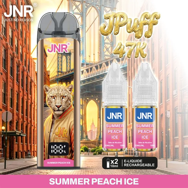 Puff JNR JPuff 47K – Summer Peach Ice (Pêche d’Été Glacée) eliquide-pas-cher.fr Puff JNR JPuff 47K – Summer Peach Ice (Pêche d’Été Glacée)