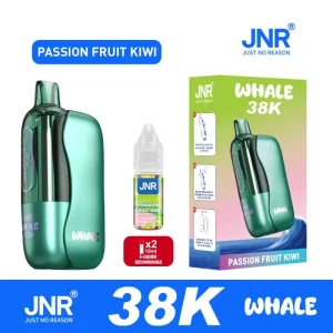 Puff JNR Whale 38K – Passion Fruit Kiwi (Fruit de la Passion Kiwi)