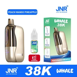 Puff JNR Whale 38K – Peach Mango Pineapple (Pêche Mangue Ananas)