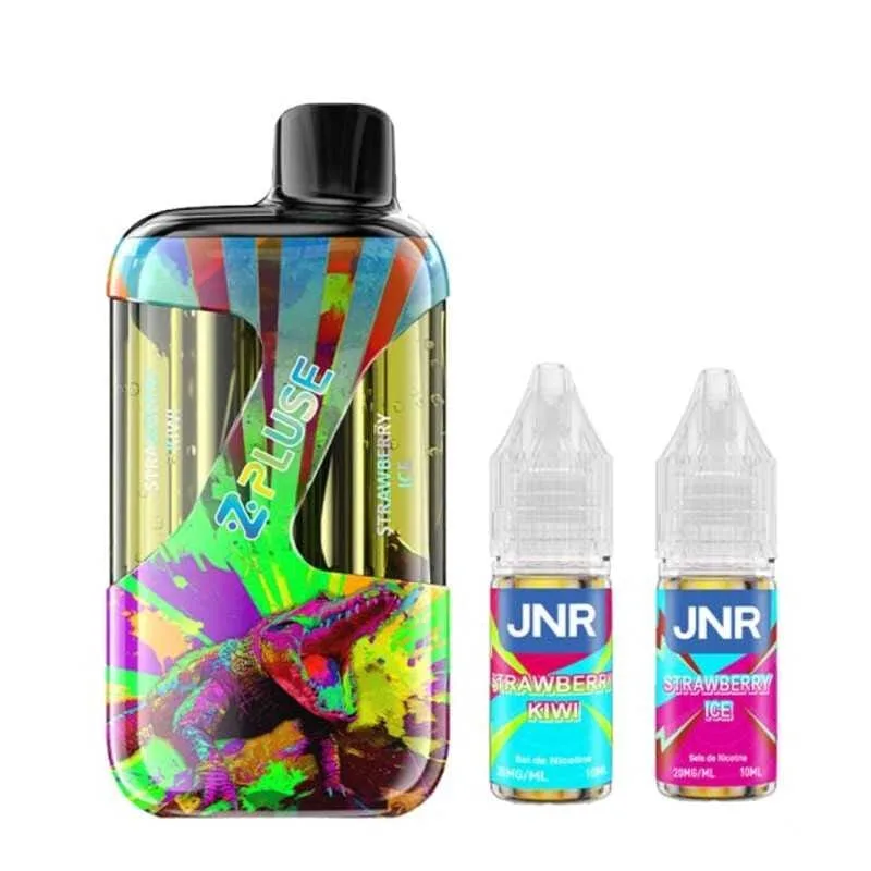 Puff JNR Zpluse 42k – Strawberry Kiwi + Strawberry Ice (Fraise Kiwi + Fraise Glacée) eliquide-pas-cher.fr Puff JNR ZPluse 42K – Strawberry Kiwi + Strawberry Ice (Fraise Kiwi + Fraise Glacée)