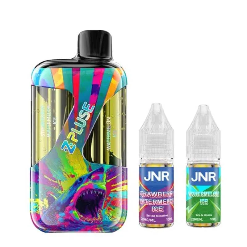 Puff JNR Zpluse 42k – Strawberry Watermelon Ice + Watermelon Ice (Fraise Pastèque Glacée + Pastèque Glacée) eliquide-pas-cher.fr Puff JNR ZPluse 42K – Strawberry Watermelon Ice + Watermelon Ice (Fraise Pastèque Glacée + Pastèque Glacée)
